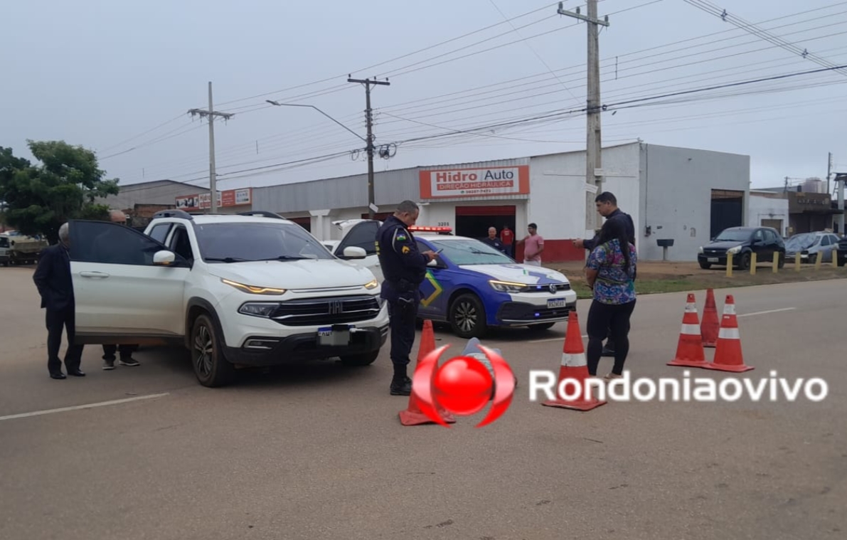 URGENTE: Mulher em bicicleta elétrica é atropelada por Toro