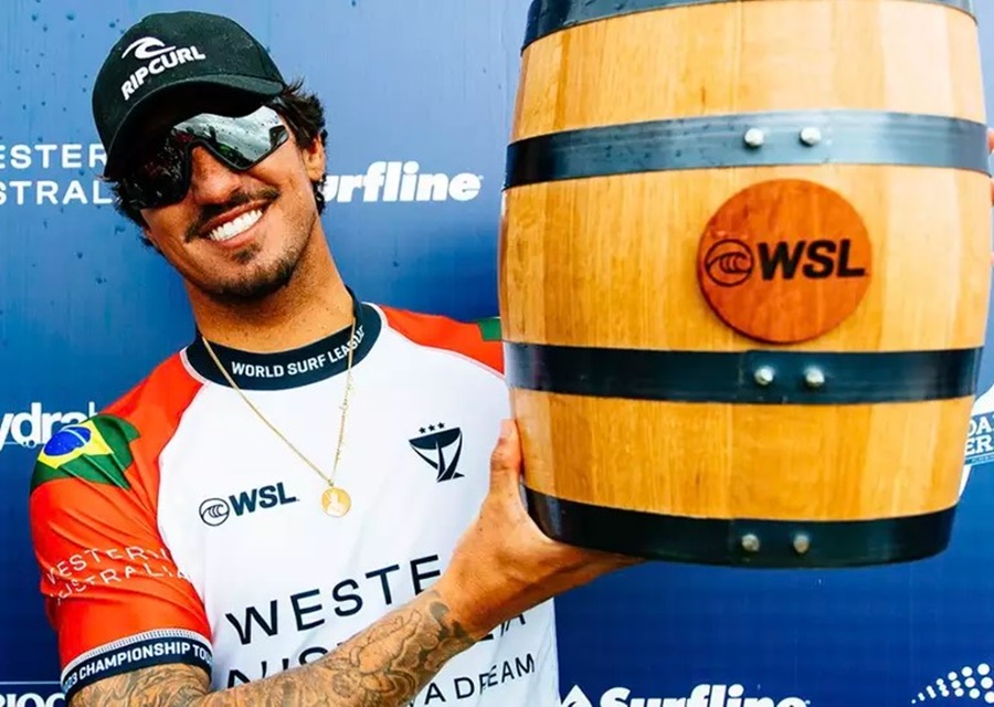 SURF: Gabriel Medina é campeão em Margareth River