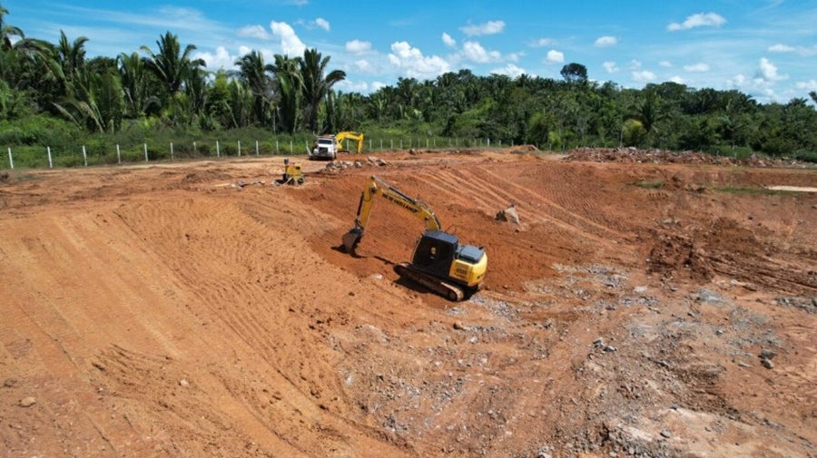 SANEAMENTO BÁSICO: Obras da Estação de Tratamento de Esgoto avançam para a segunda etapa em Jaru