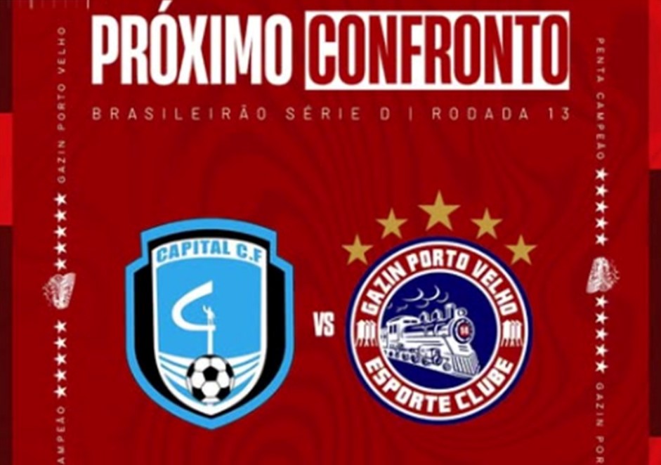 BRASILEIRÃO SÉRIE D: Porto Velho enfrenta Capita CF no Distrito Federal