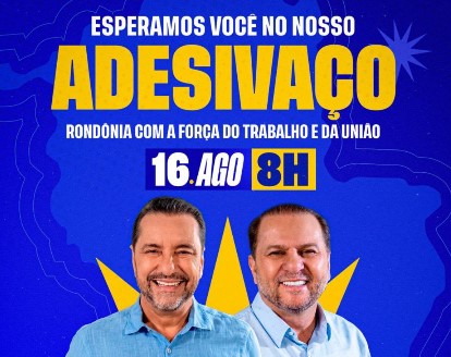 UNIÃO PROGRESSISTA: Adesivaço reúne apoiadores neste domingo em Porto Velho