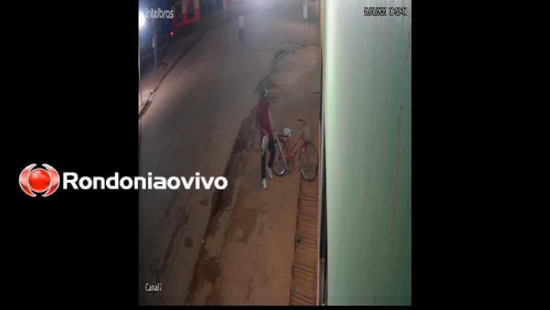 VEJA VÍDEO: 'Ladrão da muleta' é flagrado agindo durante furto de bicicleta 