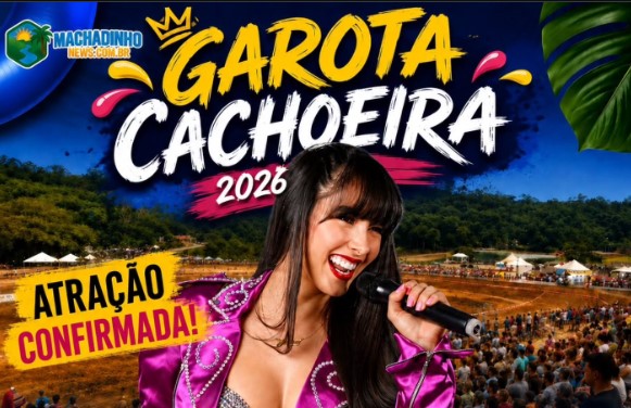 GAROTA CACHOEIRA 2026: Bonde do Forró é confirmado como grande atração em Machadinho