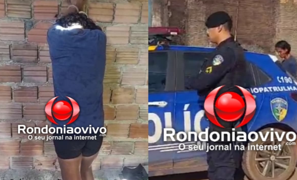 VÍDEO: Procurada por homicídio é presa pela equipe do sargento Machado