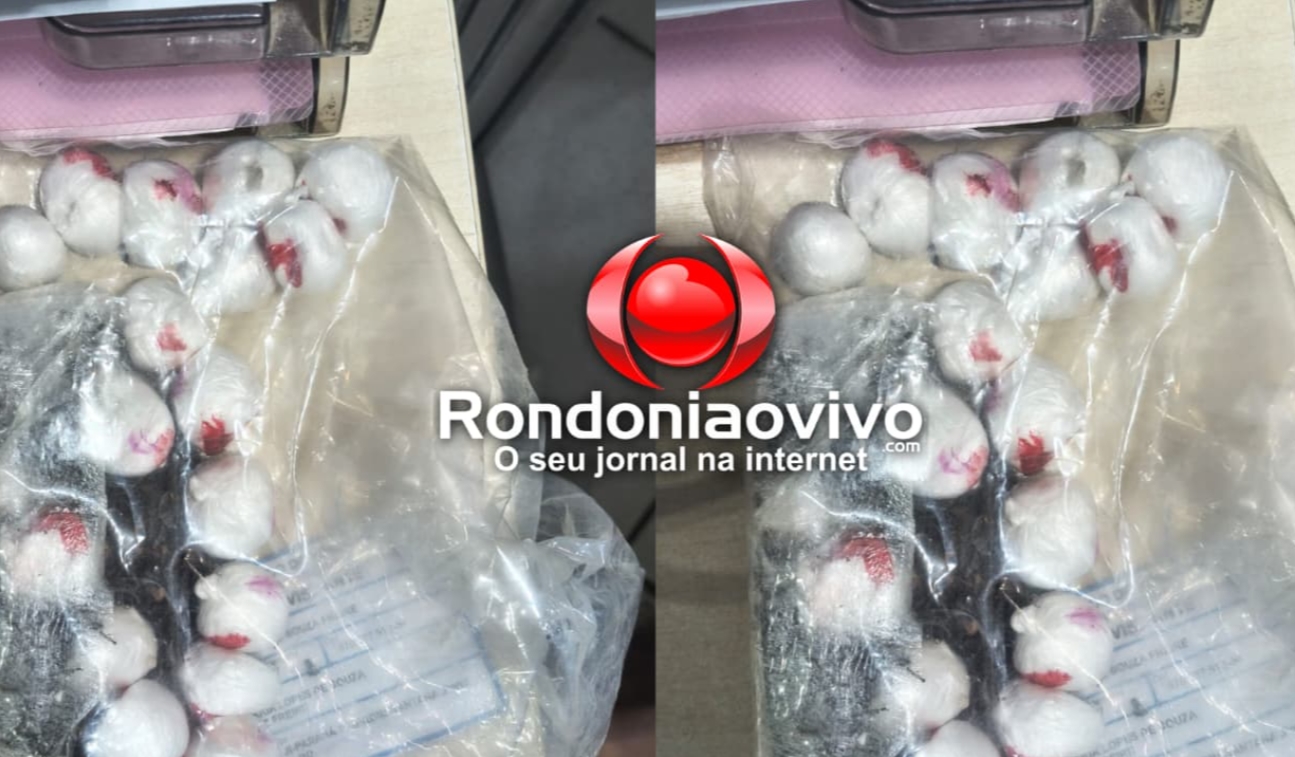 PARA O FILHO: Mulher é presa ao tentar entrar com drogas no @nus no '603'