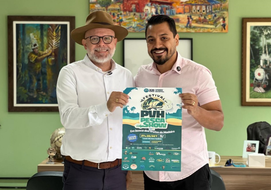 DR. GILBER: Vereador visita secretários da Semtel para tratar do torneio de pesca esportiva