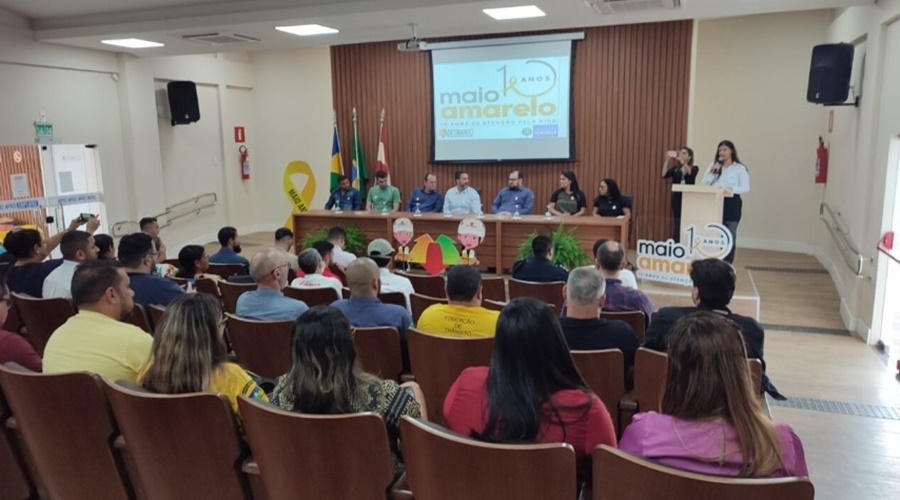 TRÂNSITO: Detran realiza mobilização do Maio Amarelo em Guajará-Mirim