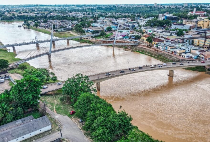 ALÍVIO: Nível do Rio Acre segue baixando na capital