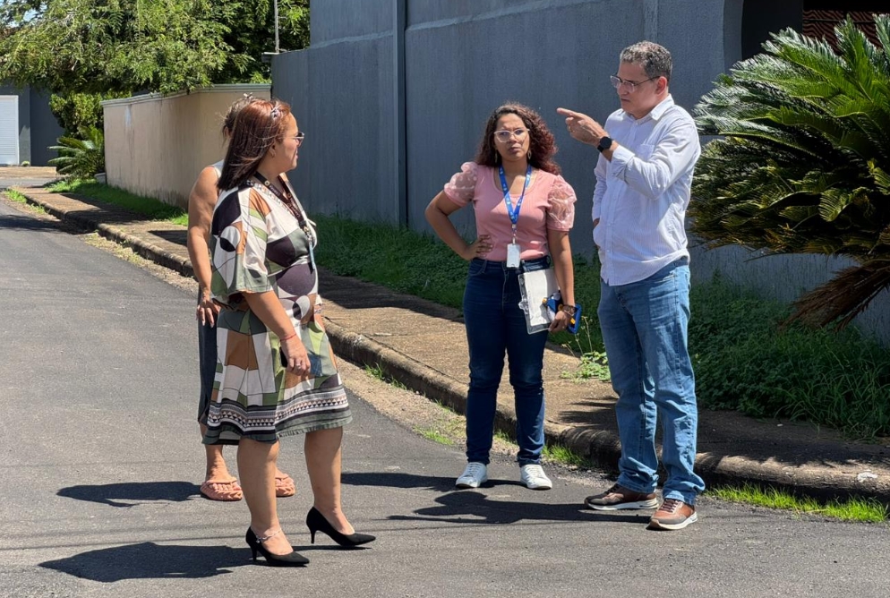 MELHORIAS: Ruas do Residencial Vitória Régia vão receber nova sinalização de trânsito