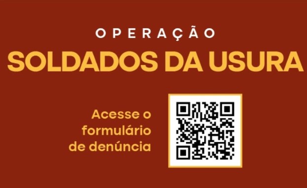 'SOLDADOS DA USURA': Canal de denúncia anônima para vítimas de organização criminosa investigada