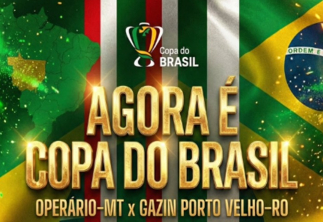 COPA DO BRASIL: Gazin Porto Velho enfrenta Operário-MT nesta quinta (26)