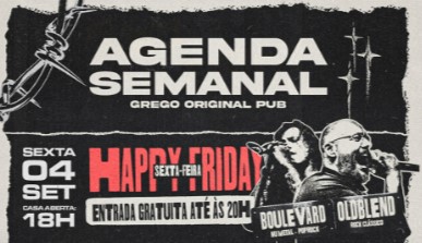 ROCK: Grego Original Pub prepara fim de semana com feijoada e grandes atrações