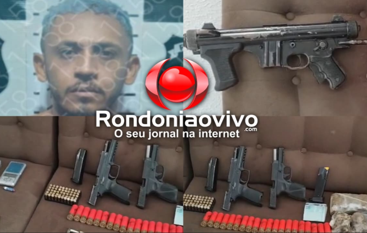 VÍDEO: FICCO prende ‘Anjo da Noite do CV’ com submetralhadora, pistolas e drogas