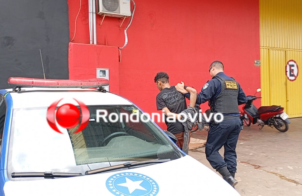 NO EMBRATEL: Ladrão é amarrado e surrado por populares após furto em residência