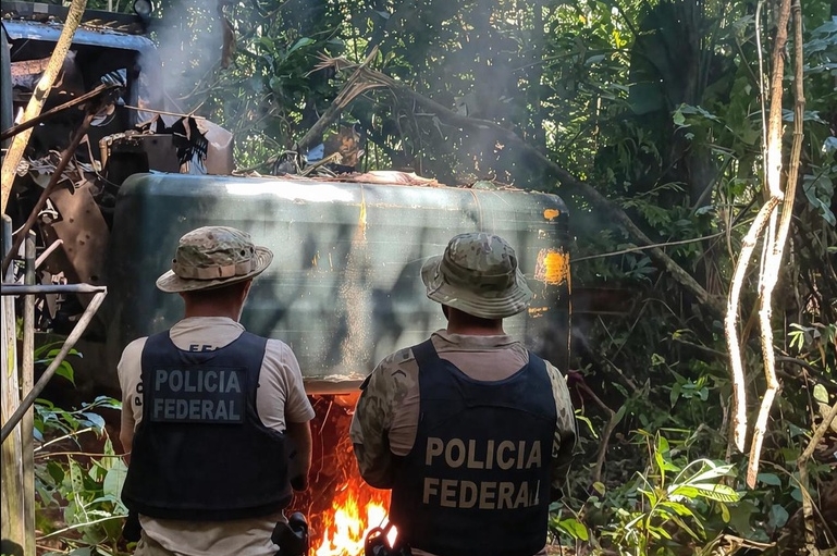 TURBID RIVER: PF atua contra garimpo ilegal e crimes ambientais em RO