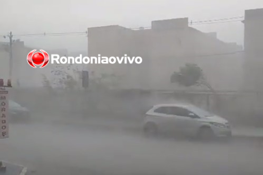 TEMPORAL: Forte chuva causa destruição em condomínio e deixa moradores em pânico