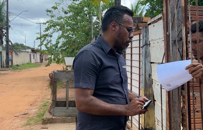 PAVIMENTAÇÃO: Dr. Santana acompanha início das obras no bairro Nova Esperança