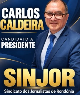 CARLOS CALDEIRA: Jornalista anuncia candidatura à presidência do SINJOR