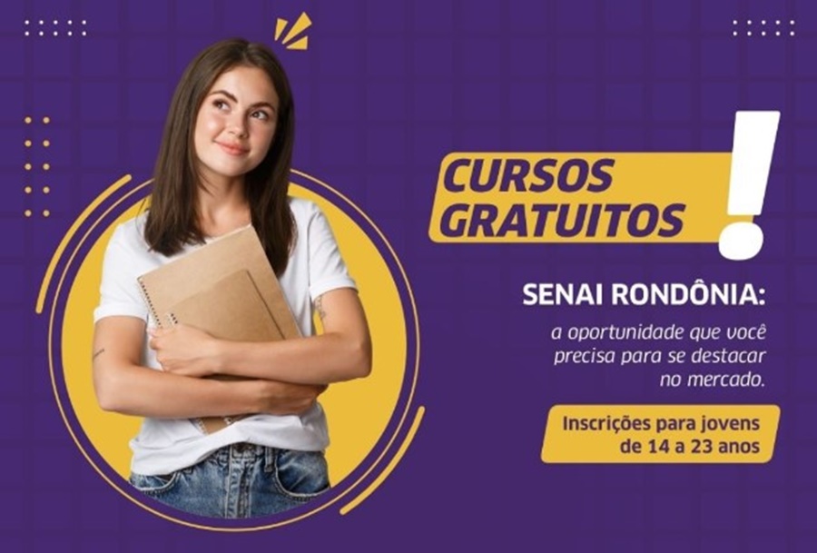 OPORTUNIDADE: SENAI de Vilhena disponibiliza vagas para cursos gratuitos