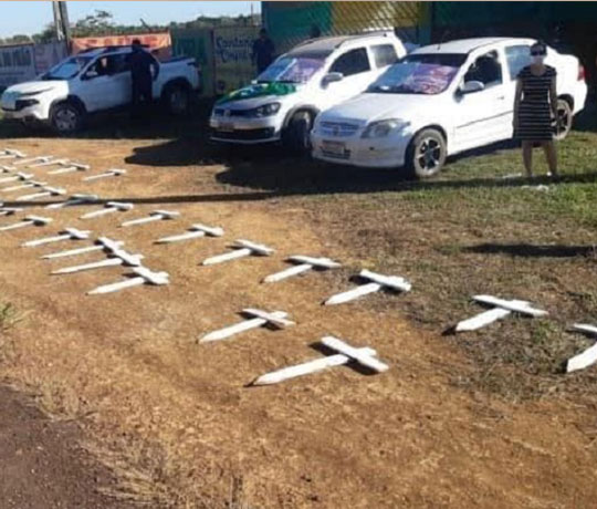 MANIFESTAÇÃO: Governador Marcos Rocha é alvo de protesto em visita à Guajará-Mirim