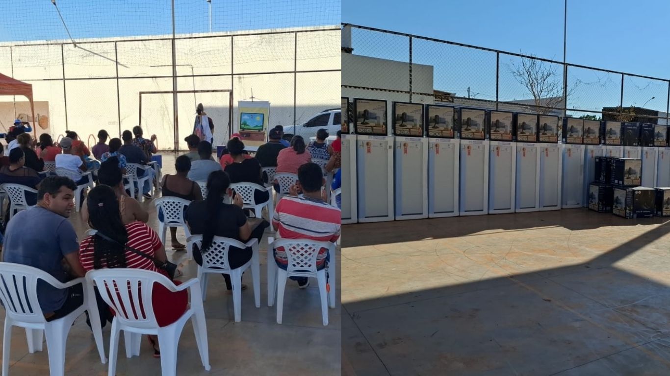 ROLIM DE MOURA: Programa da Energisa beneficia 60 famílias com geladeiras e ventiladores novos