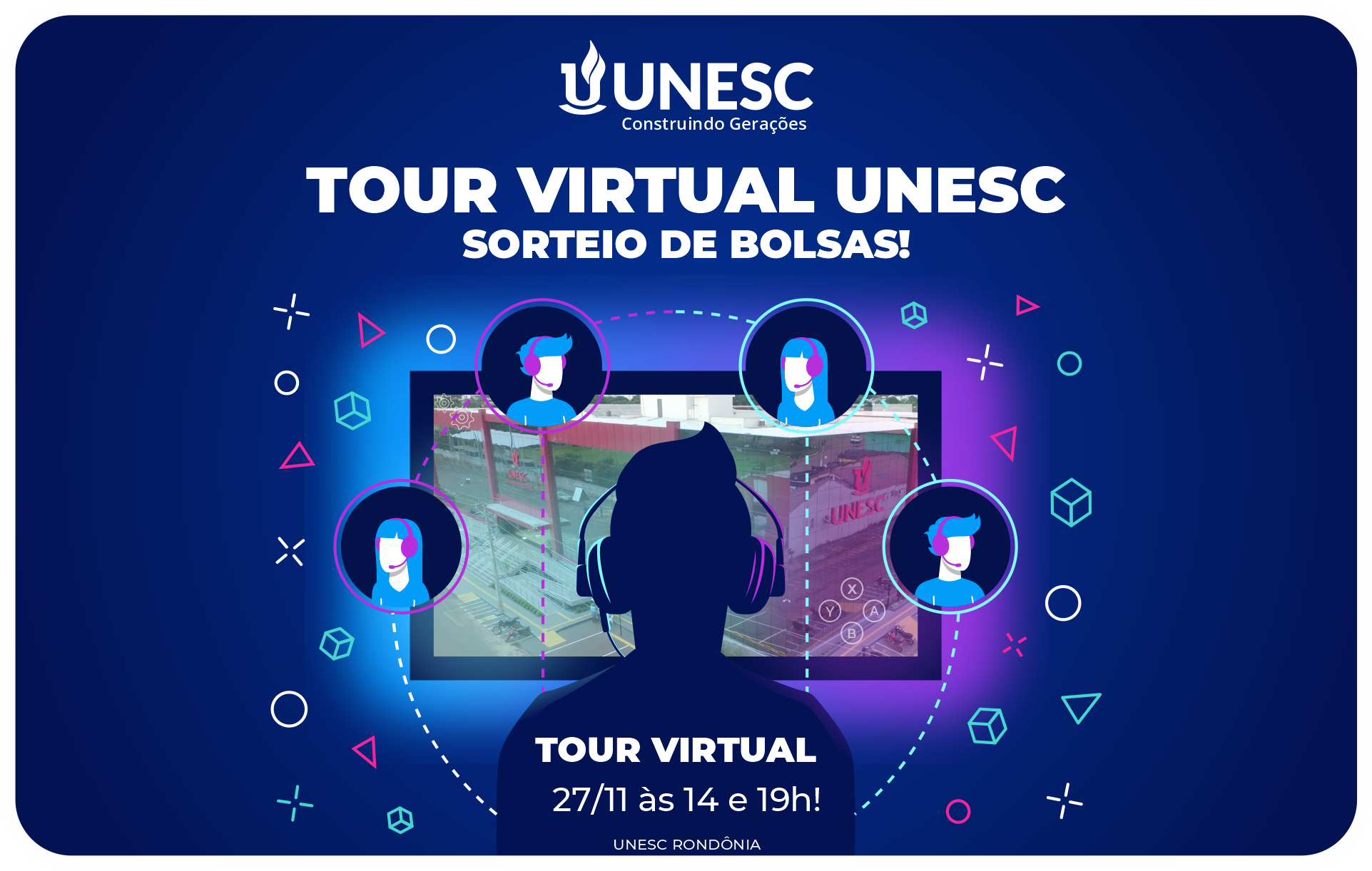 VISITA: Sexta-feira é dia de Tour Virtual na Unesc em Cacoal