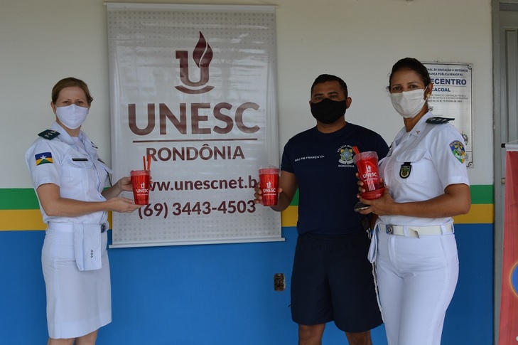 Unesc apoia Polícia Militar no “Dia da Saúde” no  4º Batalhão