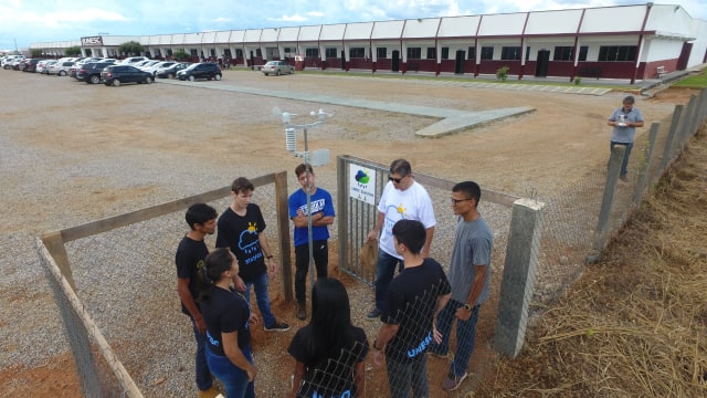 ESTUDO: Unesc e Ifro instalam estação meteorológica desenvolvida por acadêmicos