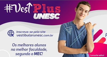 INSCRIÇÃO GRATUITA: Dia 15 tem Vestibular Tradicional da Unesc em Cacoal e Porto Velho