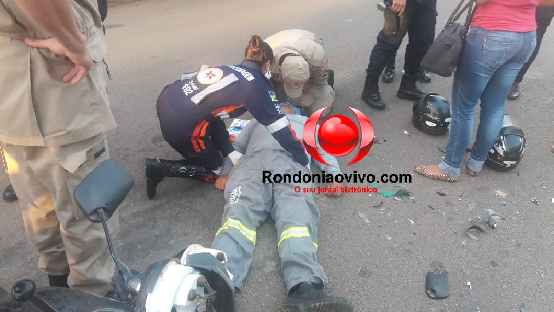 GRAVE: Motociclista tem dentes arrancados em violento acidente com caminhão