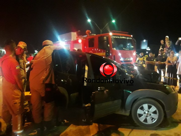 URGENTE: Grave acidente com vítima presa às ferragens na BR-364