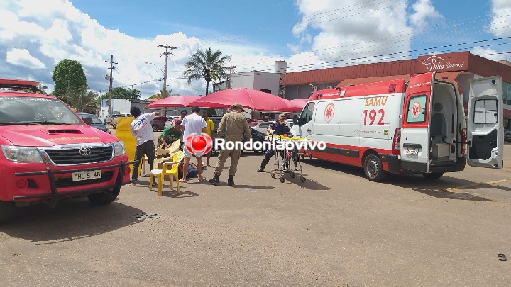 FERIADÃO: Motorista avança preferencial e deixa motociclista lesionado