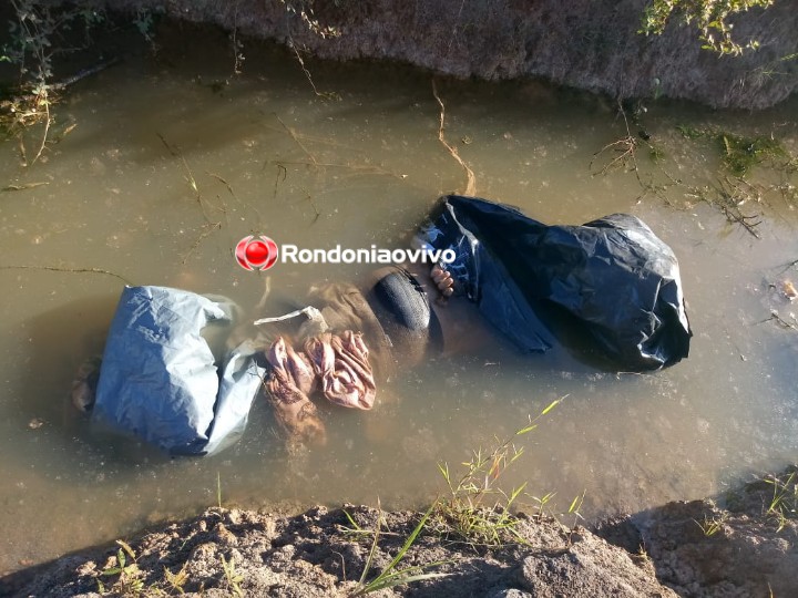 TORTURADO: Homem é morto com tiro na cabeça, amarrado e desovado dentro de saco