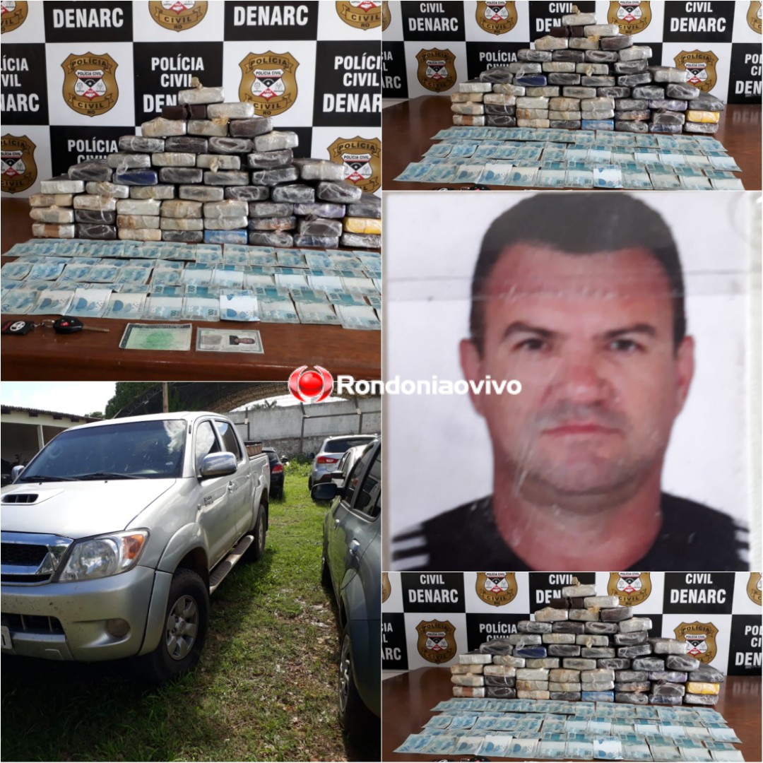 OPERAÇÃO: Denarc prende traficante com droga avaliada em mais de R$ 1 milhão