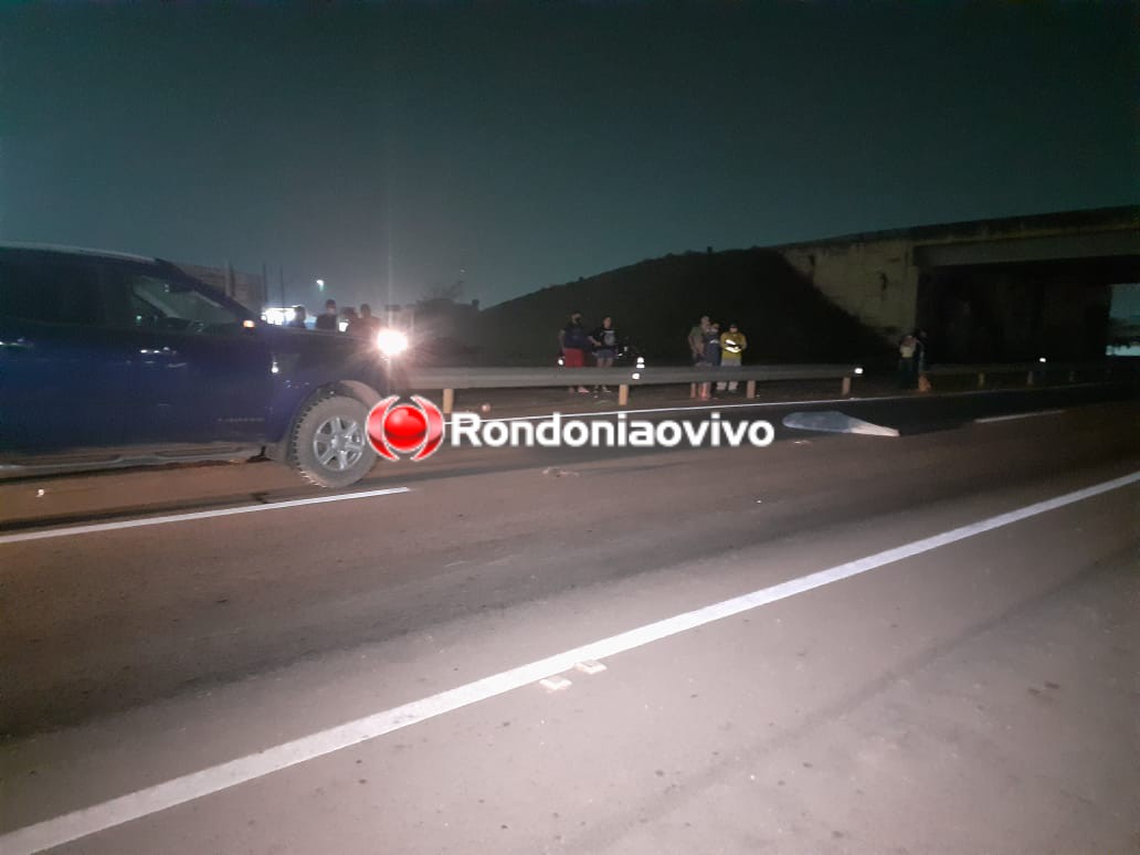 FATAL: Caminhonete mata homem atropelado na BR-364 em Porto Velho