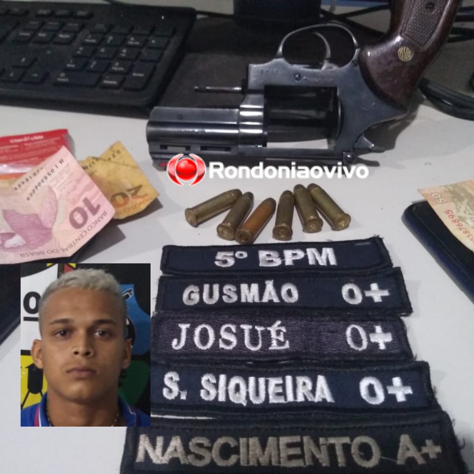 AÇÃO RÁPIDA: Equipe do Gusmão prende cliente de bar onde foi registrado homicídio a tiros