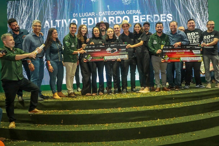 PREMIAÇÃO CONCAFÉ: Produtores de café de Rondônia recebem premiação no 9º Concafé, em Cacoal