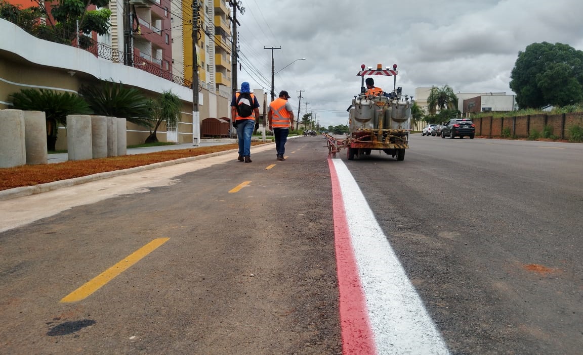  MOBILIDADE: Prefeitura implanta ciclofaixas em várias ruas de Porto Velho