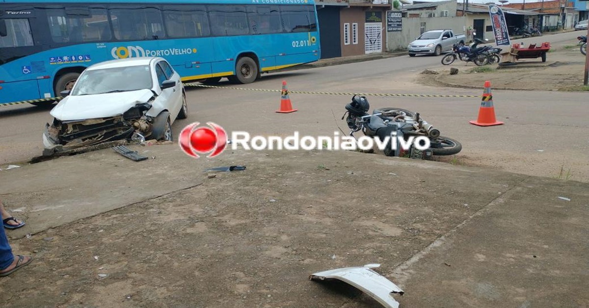 REANIMADO: Motociclista é socorrido e intubado após grave acidente na zona Sul