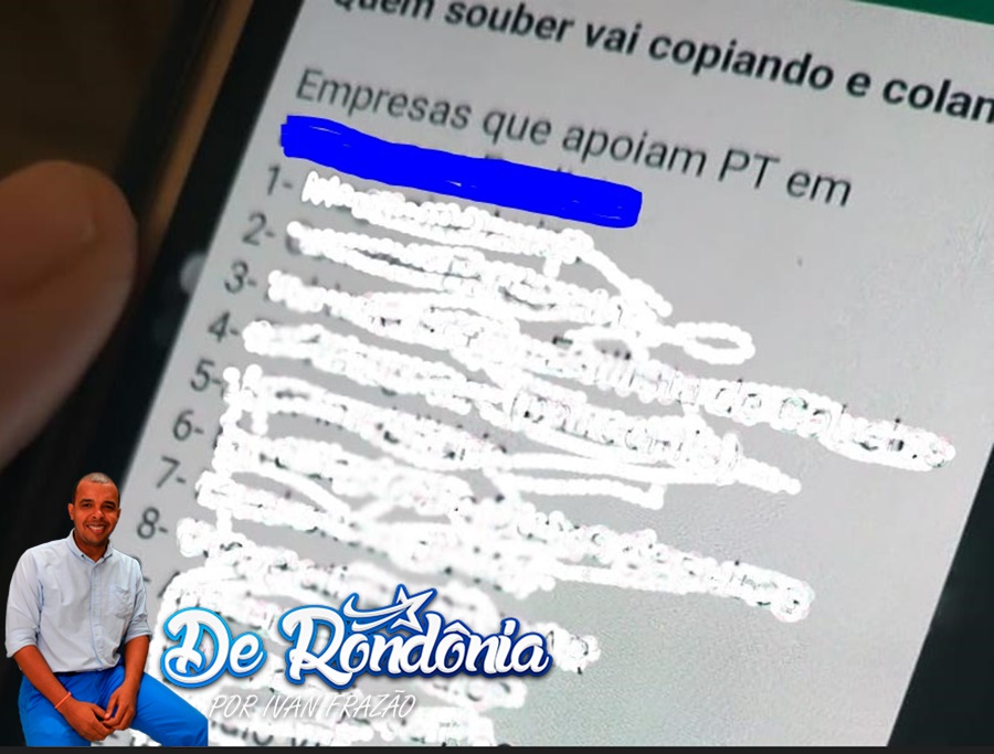 RECEIO: Lista com nomes de empresários que apoiam Lula é usada para intimidar