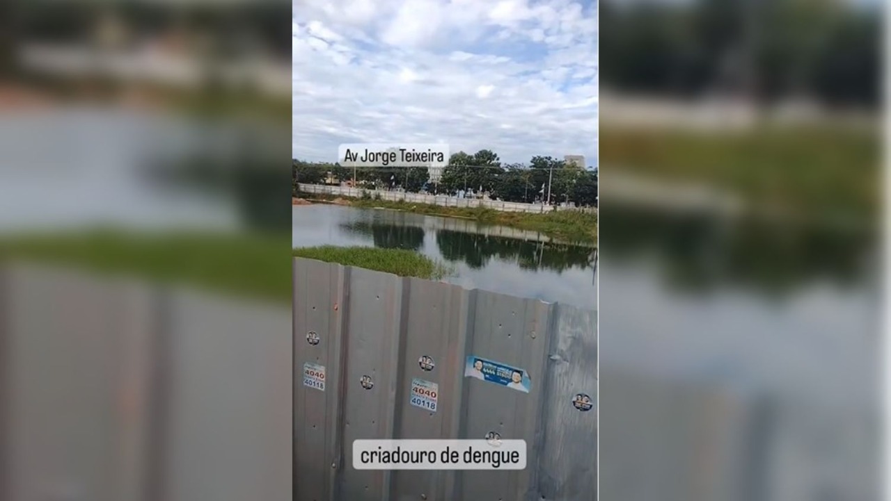 PISCINÃO: Obra abandonada em Porto Velho vira criadouro de mosquitos