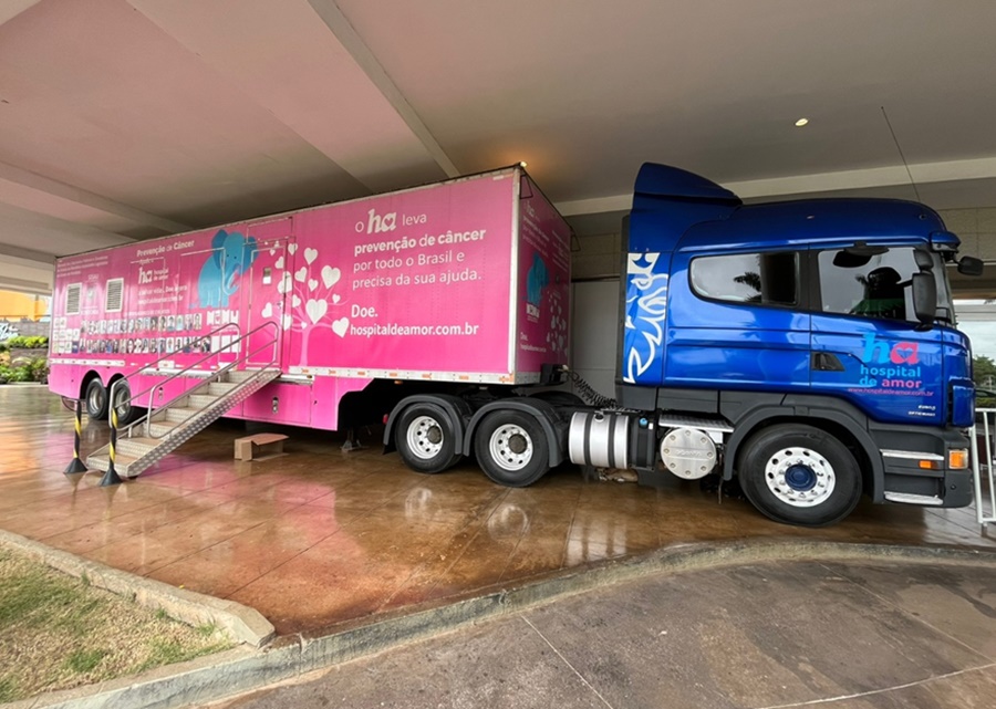 SAÚDE: Carreta do Hospital de Amor realiza exames preventivos no Porto Velho Shopping