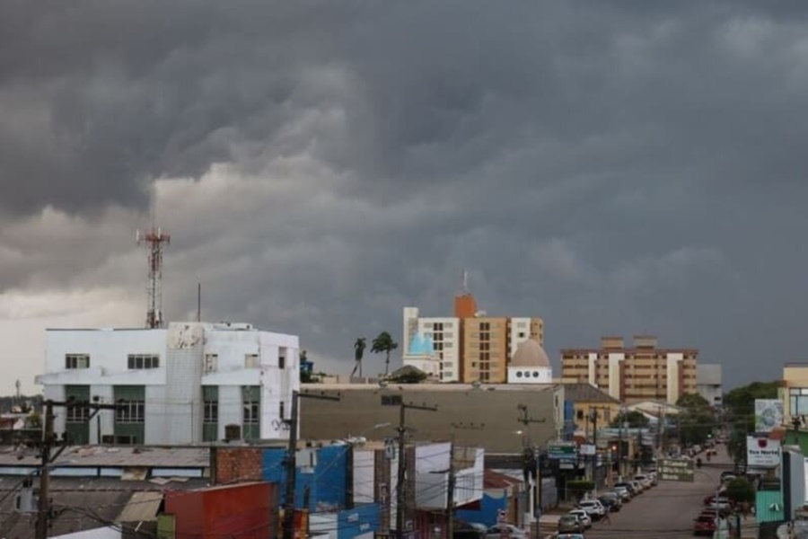 PORTO VELHO: Inmet faz alerta de chuvas intensa nesta quarta e quinta