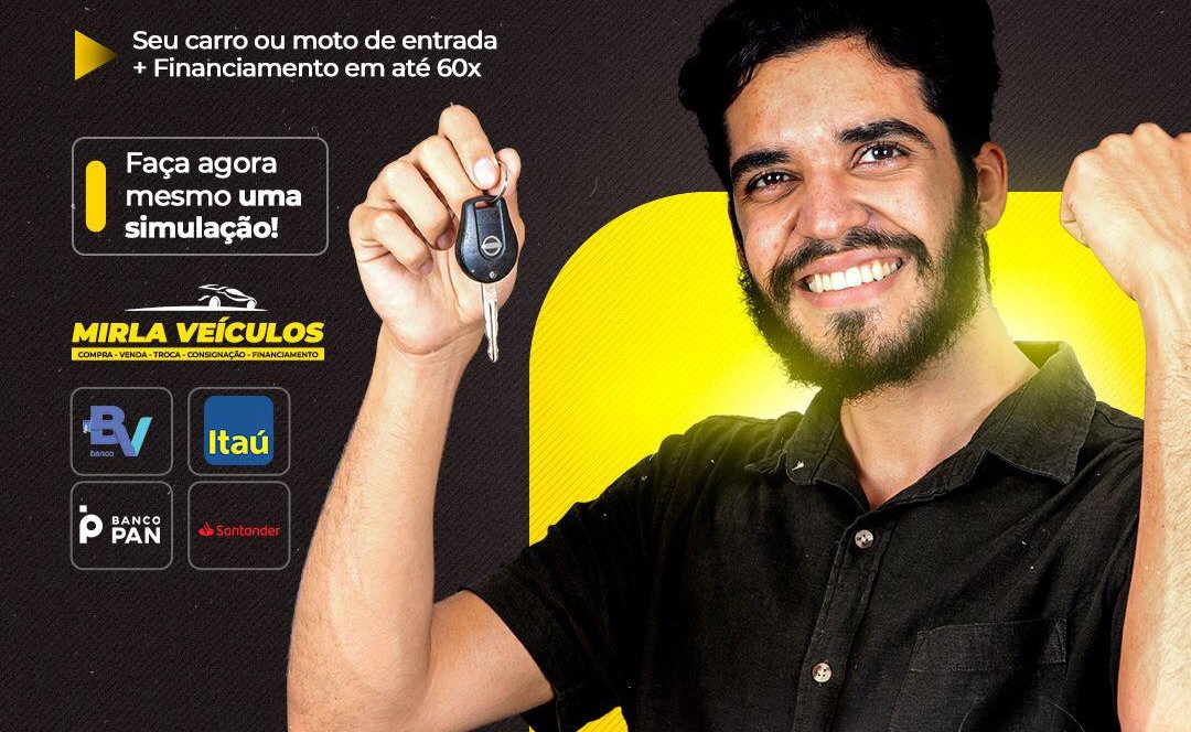 OPORTUNIDADE: Quer financiar seu carro novo e seminovo? Fale com a Mirla Veículos