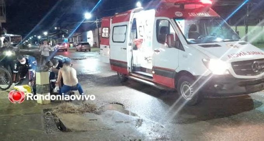 VIOLÊNCIA: Homem leva paulada na nuca em frente ao Mercado Central 