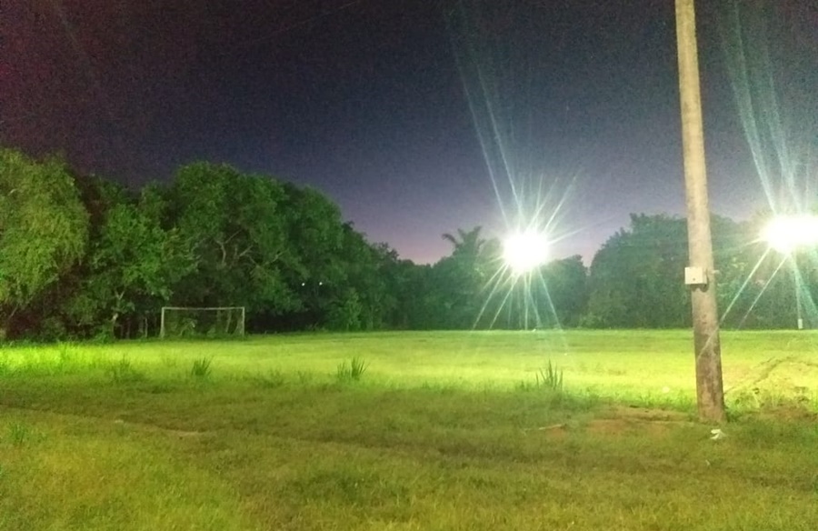 ILUMINAÇÃO: Ellis Regina é autora do pedido de melhorias no campo de futebol em Calama