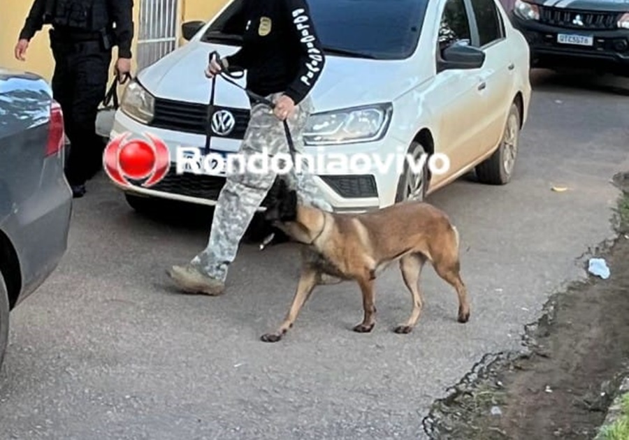 DROGAS NA BÍBLIA:  Traficantes são flagrados por cadela K9 em operação do 7ºDP 