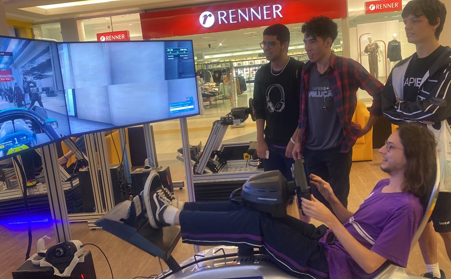 SIMULADORES: Imersão e realidade virtual na Space Gamer no PVH Shopping