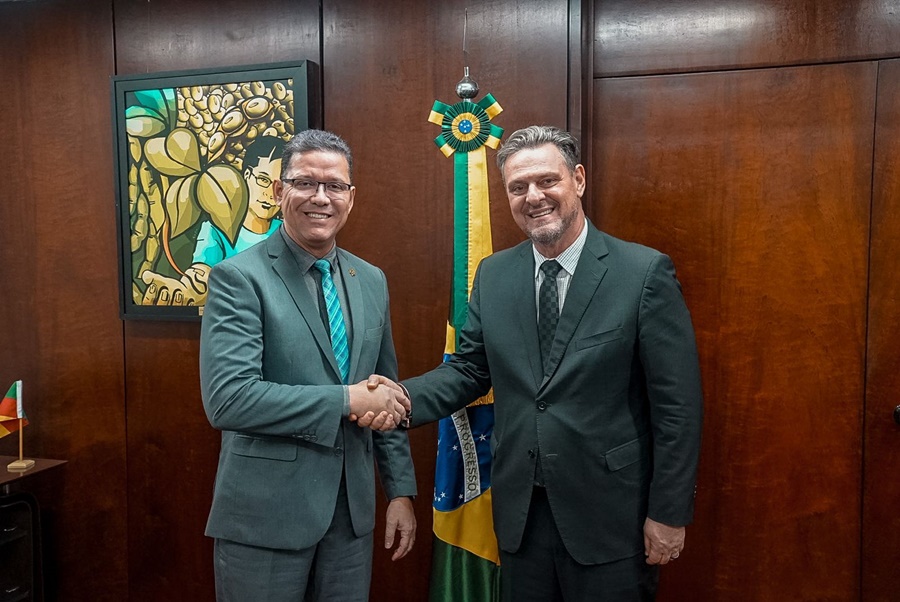 PRODUÇÃO DE ALIMENTOS: Marcos Rocha participa de reunião com ministro da Agricultura e Pecuária