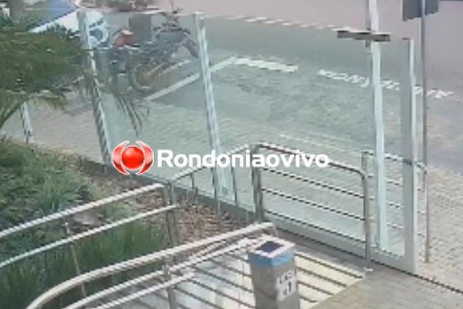 VEJA VÍDEO: Ladrão furta motocicleta Bros em frente a clínica médica no Centro